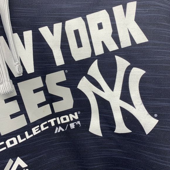 Majestic MLB NY Yankees Hoodie Sweatshirt Mens L - Picture 3 of 7